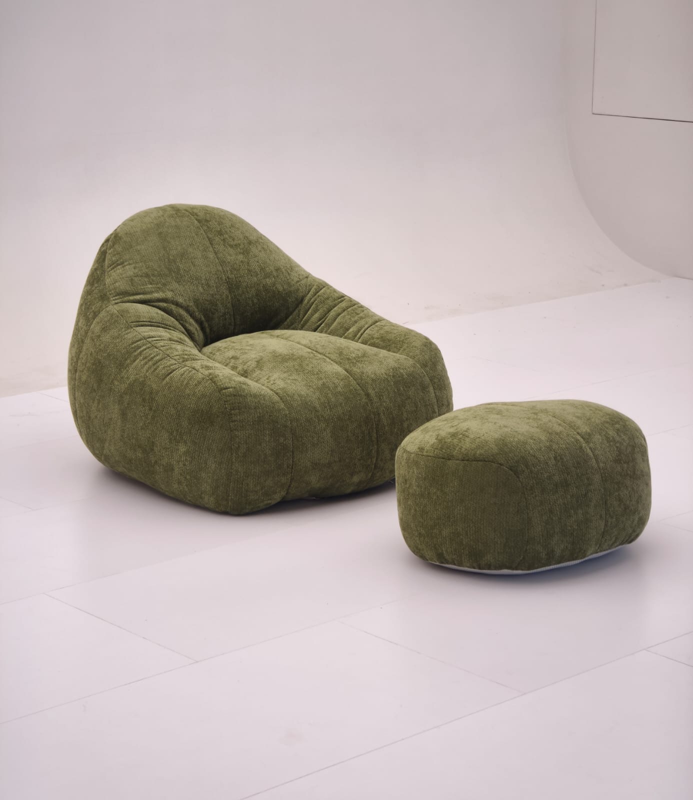 NOVA NEST™ – Fauteuil Lounge Compressé avec Ottoman