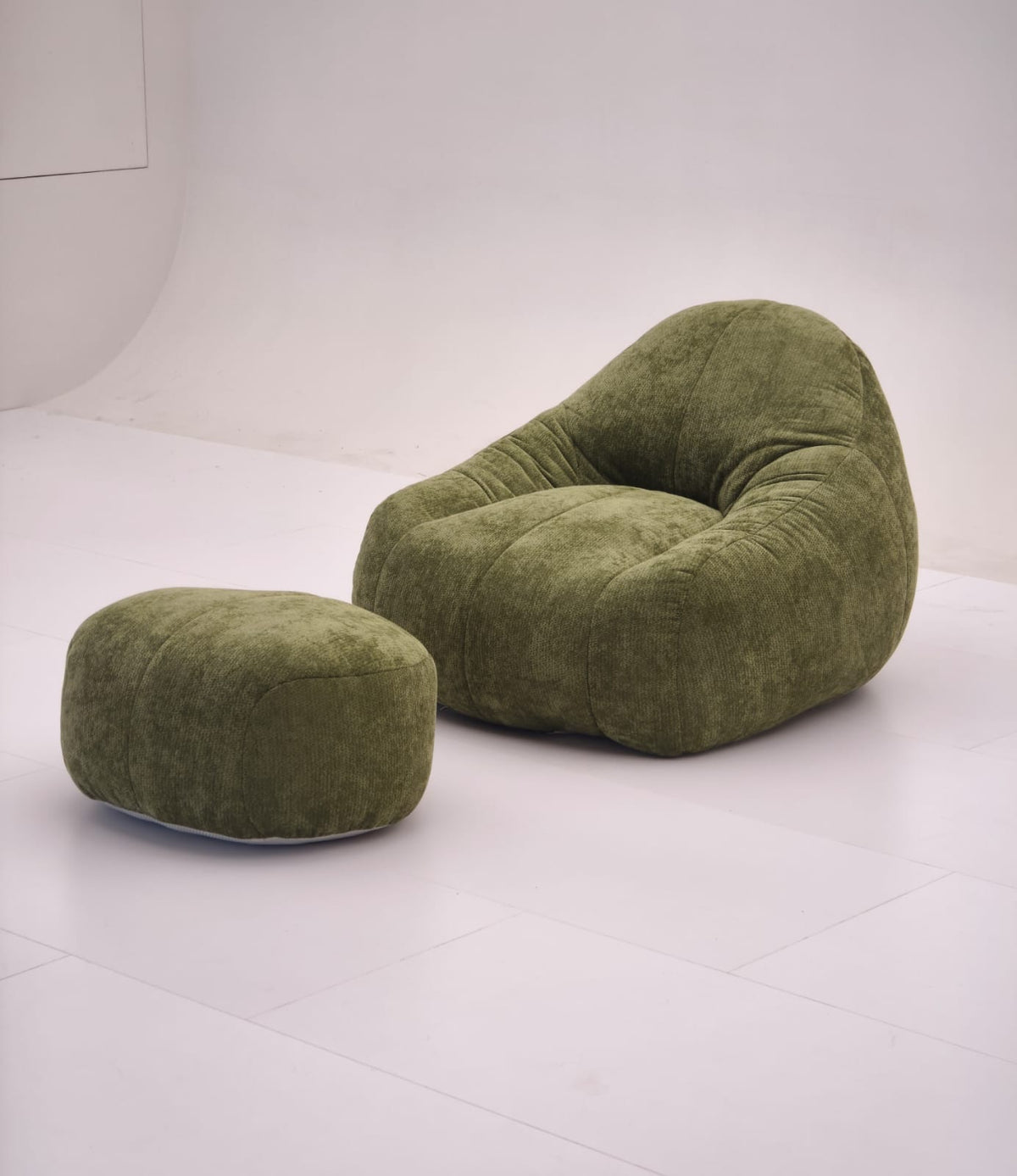 NOVA NEST™ – Fauteuil Lounge Compressé avec Ottoman